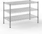 21" Deep x 42" Wide x 27" Height Wire Shelving Kit | 3-Tier | NSF Commercial Storage Rack Unit