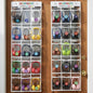 2 Pcs Over The Door Hanging Headphone Organizer, 30 Clear Pockets, 52 x 18.1 in PVC Pocket Chart with Stickers & Hooks, for Headphone Cell Phone Storage