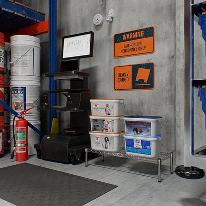 14" Deep x 36" Wide x 8" Height 1-Tier Wire Shelving Kit | NSF Commercial Storage Rack Unit