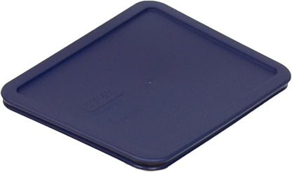 Pyrex 7212-PC 11-Cup, 7211-PC 6-Cup, & 7210-PC 3-Cup Blue Food Storage Replacement Lids - Made in USA