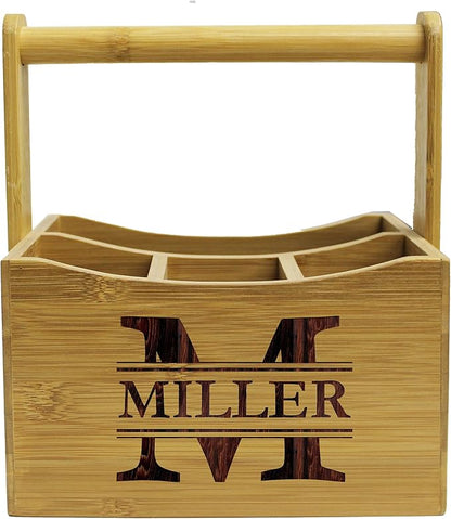 My Personal Memories Personalized Kitchen Utensil Holder Picnic Caddy - Custom Monogrammed