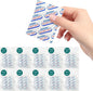 1000cc 50 Packs Food Grade Oxygen Absorbers - 5 Packs x 1 Vacuum Bag for Long Term Food Freshness - O2 Absorber for Canning & Preserving