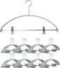 Mawa Narrow Petite Clothing Hangers, Steel Hanger with Non-Slip Coating, for Shirts, Dresses, Suits, Pants, Skirts, Camisoles, Jackets, 360-degree Rotatable Hook
