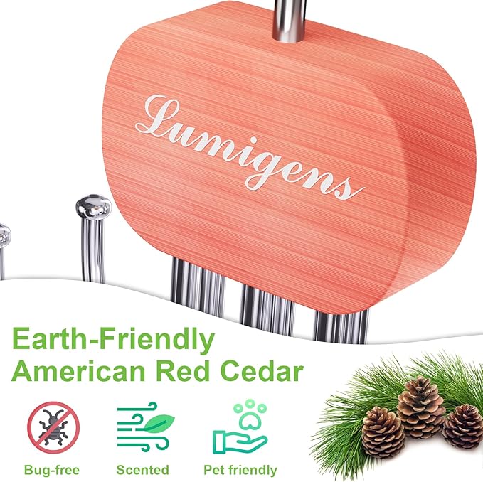 Cedar Wooden Belt Hanger, Belt Organizer for Closet,Rotatable Tie Rack,Belt Holder,Hanging Closet Storage Hook for Belt, Bra, Tank Top, Tie, Scarf, Purse, 2PCS