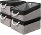 Storage Bins, Storage Cubes Storage Containers for Organizing with Handles for Organizer Bins (15.7 x 11.8 x 8.2 inches)