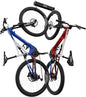 USA Based Ceiling Bike Rack Garage Storage Mount, Bicycle Hanger For Up To 6 Bikes, Sliding 51" Heavy Duty Hook Racks With Padded Hanging Mounts, Hooks Hangers (Black, 1 Rail - 2 Hooks)