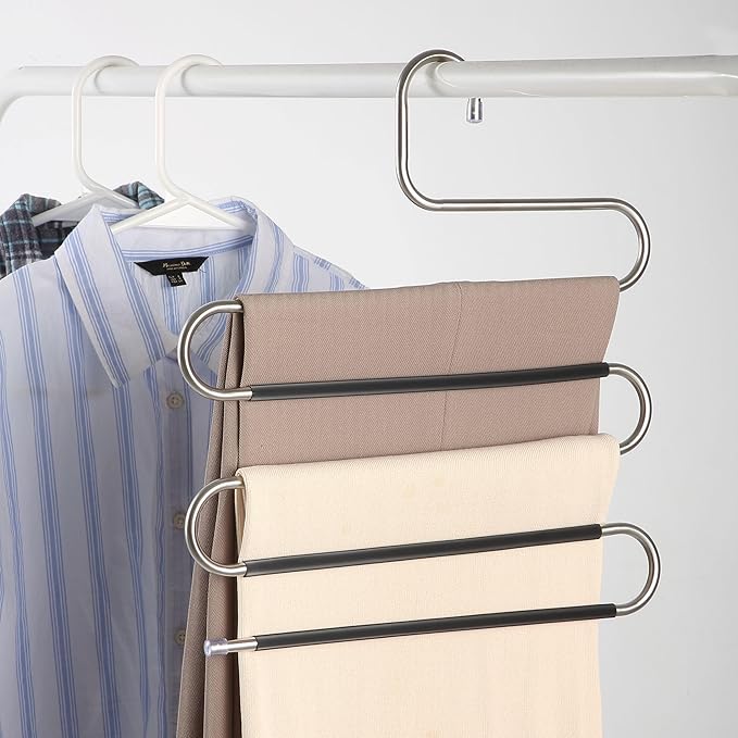 Mr. Pen- Pants Hangers - Space Saving, 5 Pack, Jeans Hangers