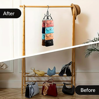 Cap Hanger Organizer | Multipurpose Purse Hanger Closet, Toy Organizers and Storage for Closets & Hat Hangers for Closet | Black Metal Closet Organizer Baseball Cap Holder for Cupboard