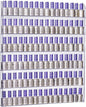 AMT Acrylic Nail Polish Racks for the Wall, Clear Nail Polish Display, Essential Oils Organizer. Holds up to 96 Bottles. Plus a Microfiber Cloth for Cleaning Purposes