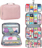 MICOM Hanging Hair Accessories Storage Bag - Organizer for Girls' Hair Bows, Clips, Headbands, Scrunchies & Ties - Display Case with Hook