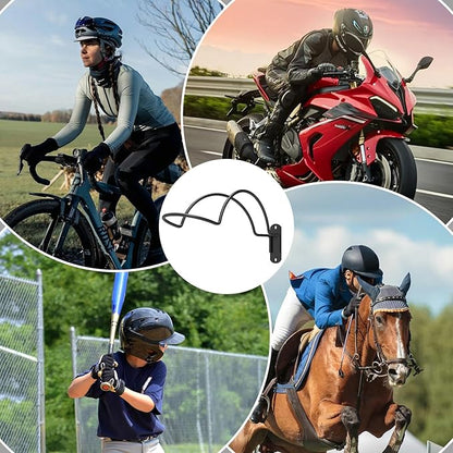 Yuleimy 4-Pack Helmet Holder Wall Mount, Heavy Duty Metal Display Rack for Motorcycle, Equestrian, Baseball & Football Helmets, Multi-Purpose Storage Hanger Hook, Black