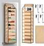 10 - Pocket Over - the - Door Hanging Shoe Organizers & Rack, Made of Sturdy 600D Oxford + Non - Woven Fabric, Space - Saving Storage for Shoes, Boots & More (Cream-colored)