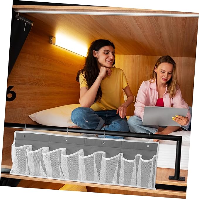 Alipis Door Shoe Organizers Bedside Storage Bag Mesh Hanging Storage for Shoes