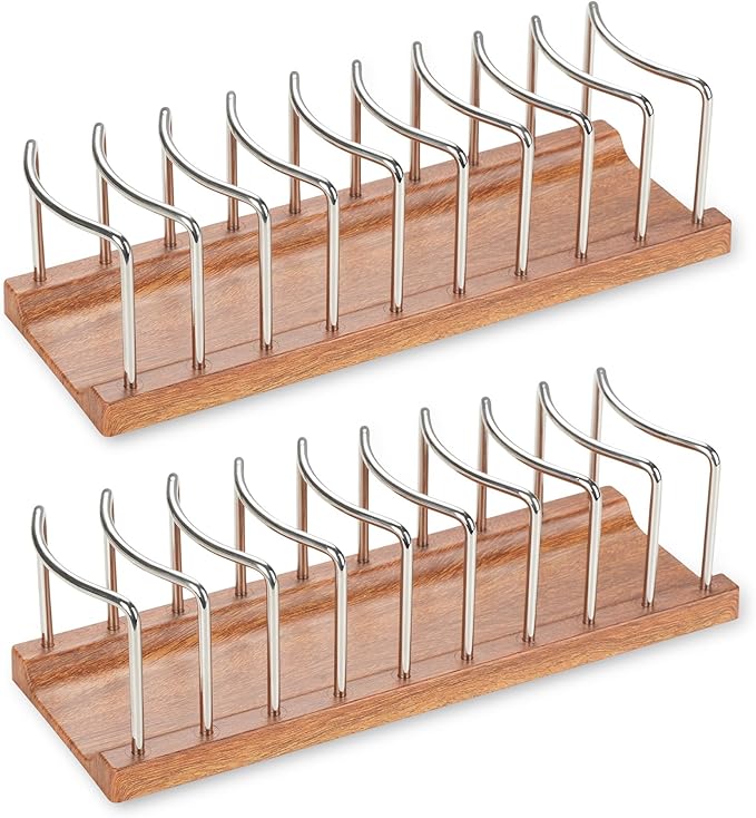 Hat Organizer for Baseball Caps - 14 Caps Organizer , Anti-Tip Stainless Steel Hat Rack & Display Stand, No Installation Required Hat Storage for Closet, Bedroom, Vanity (Stainless Steel，2 pack)