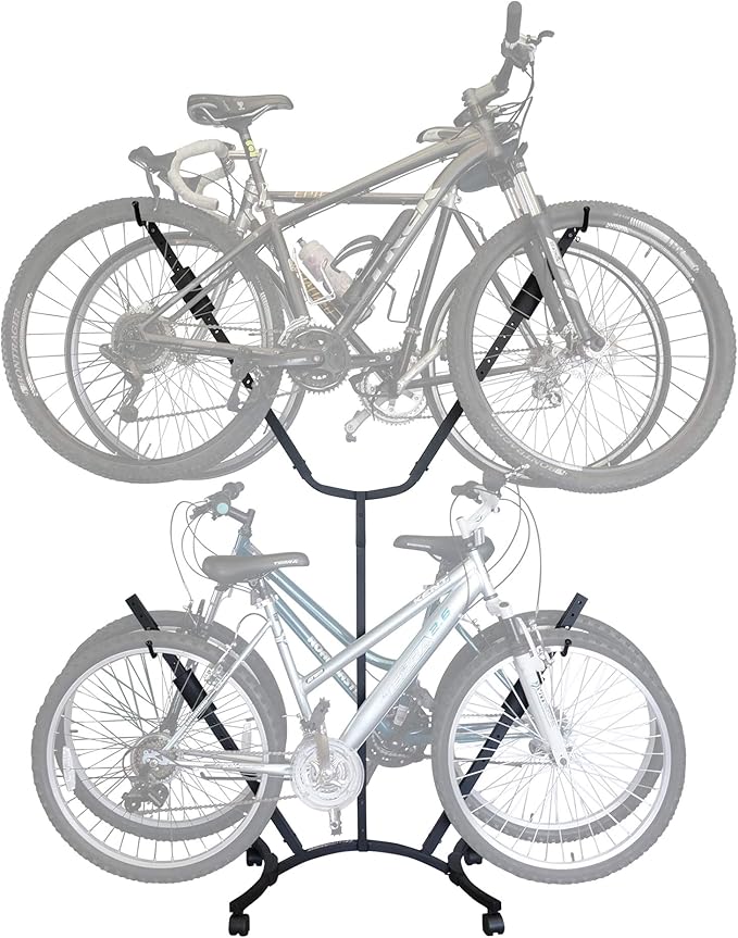 Let's Go Aero V-Tree™-4 Four Bike Home, Garage, & Office Mobile Storage Stand (Model B00284)