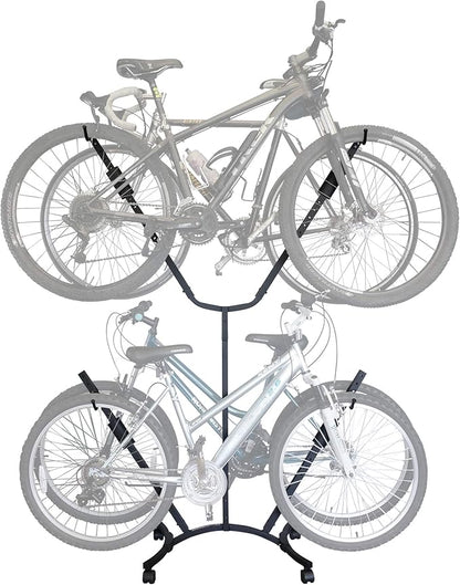Let's Go Aero V-Tree™-4 Four Bike Home, Garage, & Office Mobile Storage Stand (Model B00284)