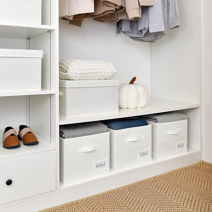 GRANNY SAYS Bundle of 1-Pack Closet Door Organizer & 3-Pack Storage Containers for Organizing