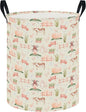 CLOCOR Large Laundry Basket,Waterproof Nursery Hamper,Collapsible Fabric Storage Container,Room Decor,Gift Basket（Farm