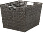 Whitmor Rattique Storage Tote Basket - Espresso