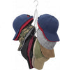ZEDODIER Hat Organizer for Closet, Rotatable Hat Hanger Holds 18+ Baseball Caps, Space Saving Metal Hat Rack & Cap Holder, No Assembly Required, Hat Storage for Men Women, Silver, 1 Pack