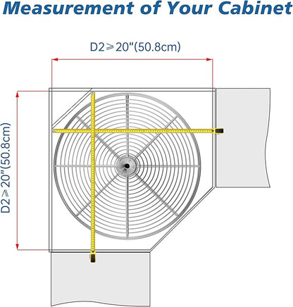 JOWBOOW 18" Chrome Corner Cabinet Lazy Susan, Full Circle Corner Cabinet Lazy Susan Replacement Shelves Rotating Rack for Upper Cabinet Kitchen