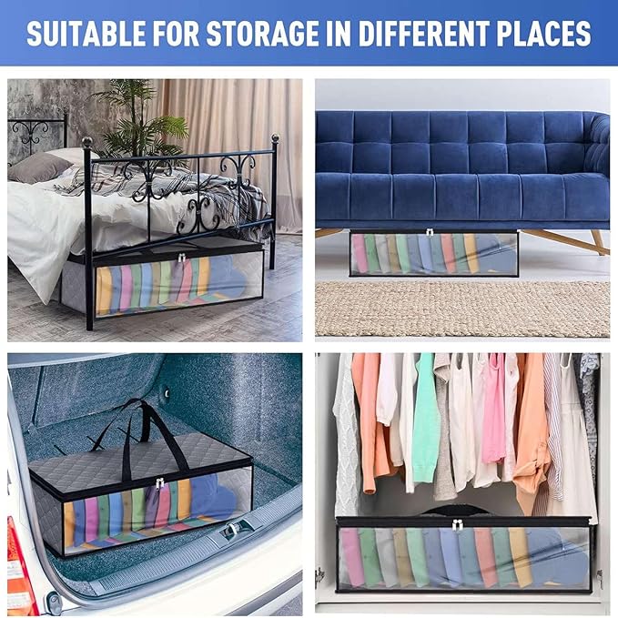 2 Pack Caps Hat Organizer Case Hat Holder Rack with 2 Carry Handles for Closet Moisture