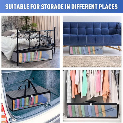 2 Pack Caps Hat Organizer Case Hat Holder Rack with 2 Carry Handles for Closet Moisture