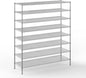 24" Deep x 72" Wide x 86" Height Wire Shelving Kit | 8-Tier | NSF Commercial Storage Rack Unit