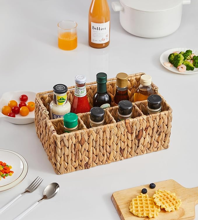 Berdeng Utensil Caddy, Utensil Basket for Table,Napkin and Utensil Holder, Silverware Caddy, Cutlery Holder, Utensil Holder for Party, Picnic Caddy for Plates and Utensils…
