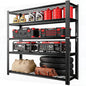 72''H Metal Wire Shelving Rack Heavy Duty, 5 Tier Adjustable wire storage shelf, 35''W Industrial Unit, 3300 Lbs Capacity Storage Shelves for Garage Kitchen Pantry Basement Bathroom Laundry Closet