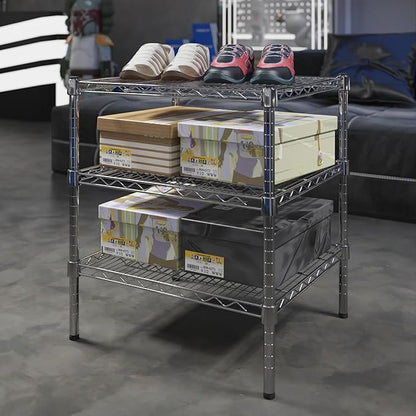 21" Deep x 24" Wide x 27" Height Wire Shelving Kit | 3-Tier | NSF Commercial Storage Rack Unit