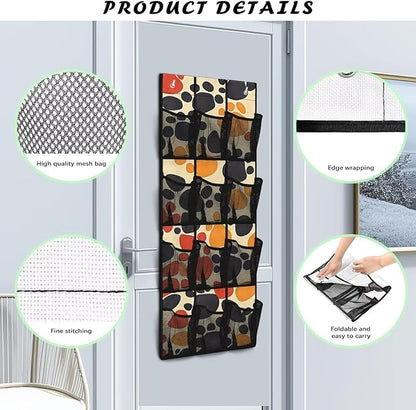 Generic Dog Paws Over Door Storage Organizer Wear-Resistant Over The Door Storage Organizer Laundry Space Saving Hanging Closet Organizer for Small Apartments College Dorm