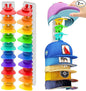 Hat Organizer for Baseball Caps 2 Pack, Adhesive Hat Rack for Wall,Baseball Cap Organizer(White+Rainbow)