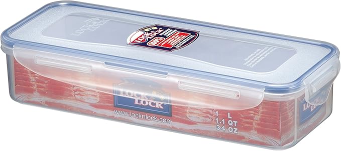 LocknLock Easy Essentials Specialty Deli Container with Lid, 4-Cup