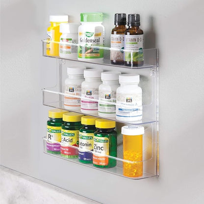 iDesign Hanging Nail Polish & Cosmetics Organizer, The Clarity Collection – 8.78" x 2.02" x 11.07", Clear