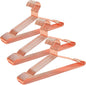 Amber Home 30 Pack 17" Rose Gold Strong Metal Hanger, Copper Clothes Hangers, Heavy Duty Coat Hangers, Standard Suit Hangers for Jacket, Shirt, Dress (Copper, 30)