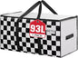 BETU 1 Pack Moving Bags Moving Storage College Dorm Camping Packing Travel PE Heavy Duty, Sturdy Handle, Zipper Large Storage Tote Bag Moving Boxes Box Alternative - White Plaid 29L x 15W x 15H