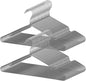 AUV Hangers, Non-slip PVC Special Rubber Treatment, Set of 30 Pieces Laundry Hanger (gray)