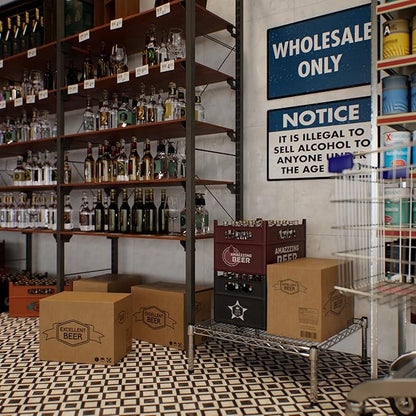 24" Deep x 24" Wide x 8" Height Wire Shelving Kit | 1-Tier | NSF Commercial Storage Rack Unit