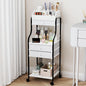 HapiRm Floor Makeup Organizer Storage - Vanity Skincare Make Up Organizers and Storage with Drawers, Cosmetics Display Cases Holder for Skin Care Nail Polish Perfume Makeup Brush
