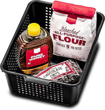 madesmart Medium Storage Basket, Granite