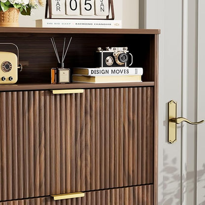 Shoe Cabinet Storage for Entryway Hidden Shoes Storage Cabinet with 3 Flip Drawers, Tall Free Standing Shoe Organizer Rack for Foyer, Hallway
