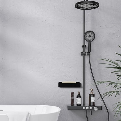 Soap Dish Stainless Steel Black Soap Dish Holder Wall Mounted Shower Soap Holder with Screws, Sturdy Soap Dish for Bar Soap Stylish Soap Dish Holder for Shower Bathroom Kitchen Sink Tub
