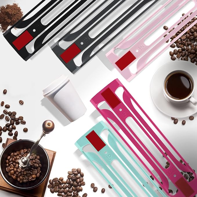K Cup Holder for Keurig: Coffee Pod Holders for Counter Small Space - Kcup holders for Wall Mount (3, Pink)