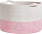 R RUNKA Extra Large Cotton Rope Basket 22" x 14"| Toy Basket