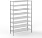 21" Deep x 54" Wide x 86" Height Wire Shelving Kit | 8-Tier | NSF Commercial Storage Rack Unit