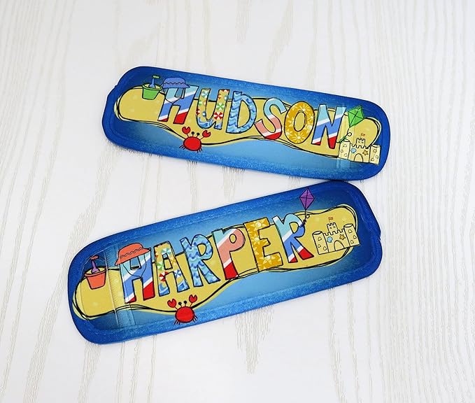 Custom Popsicle Sleeve for Kids – Personalized Ice Pop Cover – Reusable Summer Holder – Beach Essentials – Sandcastle Crab Design – Outdoor Party Accessory
