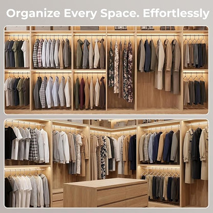 HOUSE DAY Grey Plastic Hangers 60 Pack, Non-Slip Plastic Hanger with Dual Hooks - Slim Space Saving 1/4" Thin Closet Organizers for Coats, Shirts, Pants & Dresses - Lightweight Garment Friendly