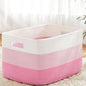 Artfeel Blanket Basket,Rectangle Woven Baskets for Storage,65L Laundry Basket for Decorative Nursery Blanket,Toys,Dirty Clothes and Magazine in Shelves,Baby Room,and Living Room