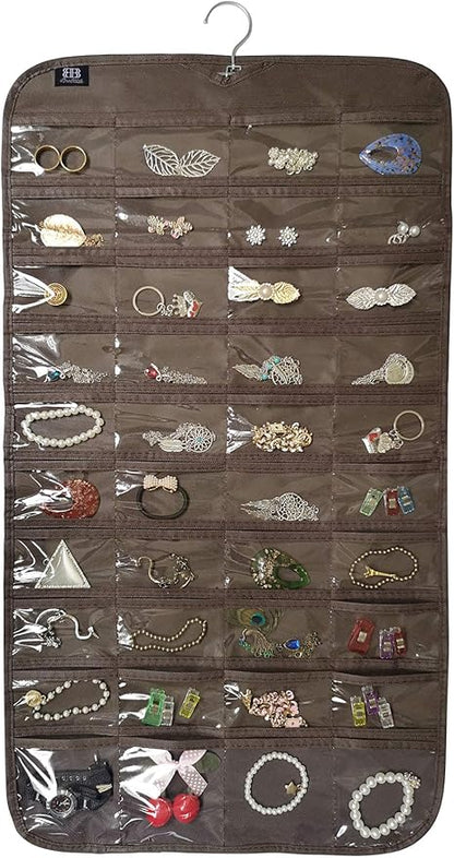 BB Brotrade Hanging Jewelry Organizer,Accessories Organizer,80 Pocket Organizer for Holding Jewelries